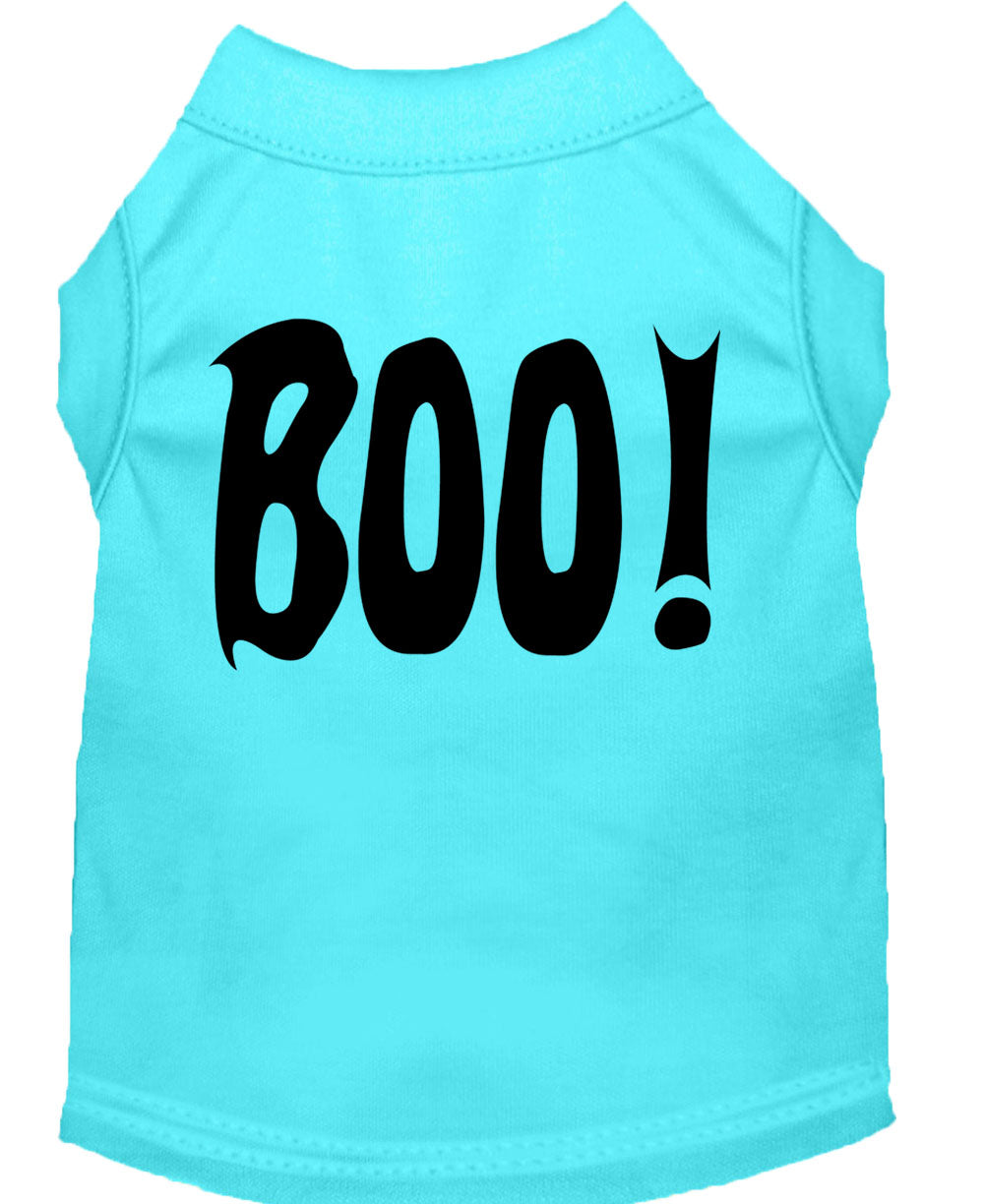 Halloween Pet Dog & Cat Shirt Screen Printed, "Boo!"