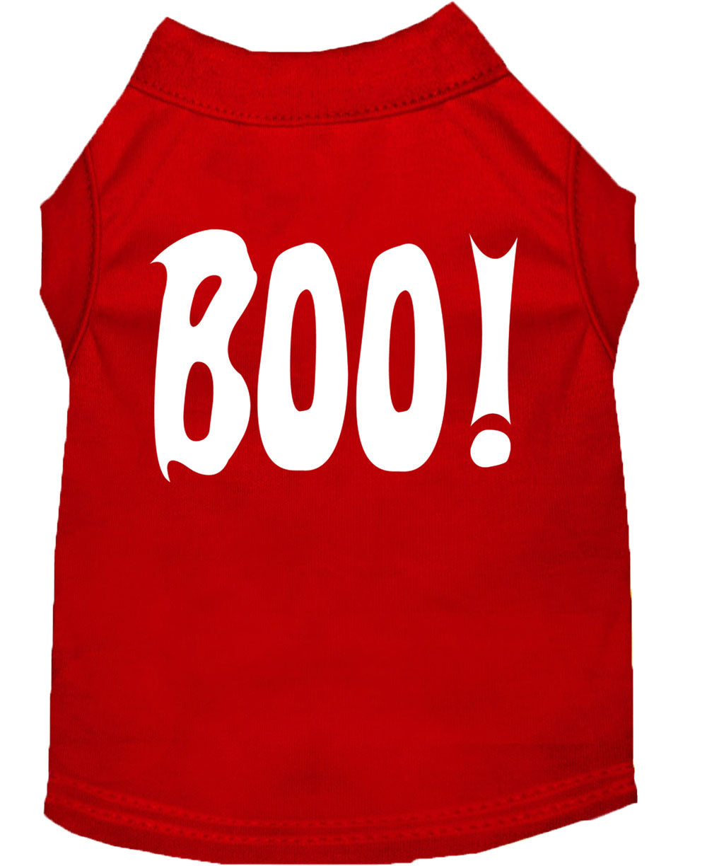 Halloween Pet Dog & Cat Shirt Screen Printed, "Boo!"