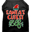 Christmas Pet Dog & Cat Shirt Screen Printed, "Santa's Cutest Elf"