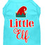 Christmas Pet Dog & Cat Shirt Screen Printed, "Little Elf"