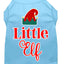 Christmas Pet Dog & Cat Shirt Screen Printed, "Little Elf"