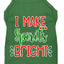 Christmas Pet Dog & Cat Shirt Screen Printed, "I Make Spirits Bright"