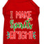 Christmas Pet Dog & Cat Shirt Screen Printed, "I Make Spirits Bright"