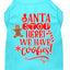 Christmas Pet Dog & Cat Shirt Screen Printed, "Santa, We Have Cookies"