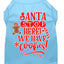 Christmas Pet Dog & Cat Shirt Screen Printed, "Santa, We Have Cookies"