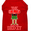 Christmas Pet Dog & Cat Shirt Screen Printed, "The Elf Did It"