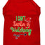 Christmas Pet Dog & Cat Shirt Screen Printed, "I Can't, Santa is Watching"