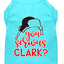 Christmas Pet Dog & Cat Shirt Screen Printed, "You Serious, Clark?"