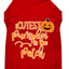 Halloween Pet Dog & Cat Shirt Screen Printed, "Cutest Pumpkin In The Patch"