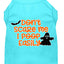 Halloween Pet Dog & Cat Shirt Screen Printed, "Don't Scare Me, I Poop Easily"