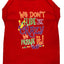 Mardi Gras Pet Dog & Cat Shirt Screen Printed, "We Don't Hide the Crazy, We Parade It"