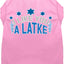 Hanukkah Pet Dog and Cat Shirt Screen Printed, "I Like You A Latke"