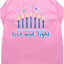 Hanukkah Pet Dog and Cat Shirt Screen Printed, "Love & Light"