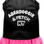 Dog Dress, Dog Dress, Screen Printed, "Aberdoggie & Fetch NY"