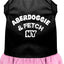 Dog Dress, Dog Dress, Screen Printed, "Aberdoggie & Fetch NY"