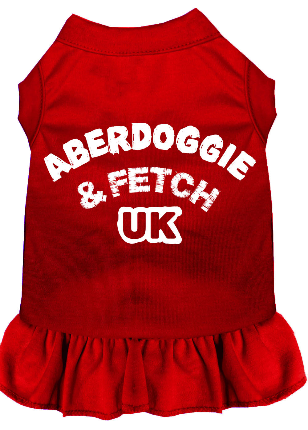 Dog Dress, Dog Dress, Screen Printed, "Aberdoggie & Fetch UK"