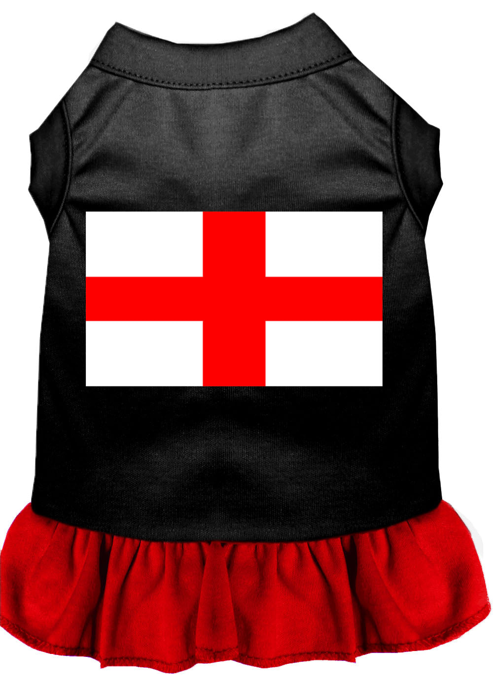 Dog Dress, Pet Dog & Cat Dress Screen Printed, "St. George's Cross"