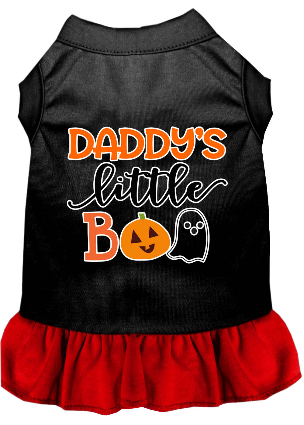 Halloween Pet Dog & Cat Dress Screen Printed, "Daddy's Little Boo"