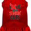 Dog Dress, Pet Dog & Cat Dress Screen Printed, "Love Your Stinkin Guts"