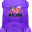 Dog Dress, Pet Dog & Cat Dress Screen Printed, "Just A Love Machine"