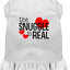 Dog Dress, Pet Dog & Cat Dress Screen Printed, "The Snuggle Is Real"