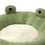 Cartoon Frog-Shaped Pet Bed