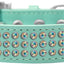 Dog, Puppy & Pet Fashion  Collar, "Three Row Aurora Borealis Crystal Rimsets"