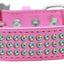 Dog, Puppy & Pet Fashion  Collar, "Three Row Aurora Borealis Crystal Rimsets"