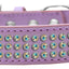 Dog, Puppy & Pet Fashion  Collar, "Three Row Aurora Borealis Crystal Rimsets"