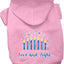 Hanukkah Pet, Dog and Cat Hoodie Screen Printed, "Love and Light"