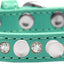 Pet and Dog Spike Collar, "Clear Crystals & White Spikes"�