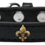 Dog, Puppy & Pet Widget Fashion  Collar, "Bronze Fleur De Lis"