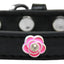 Dog, Puppy & Pet Widget Fashion  Collar, "Bright Pink Roses"