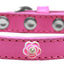 Dog, Puppy & Pet Widget Fashion  Collar, "Bright Pink Roses"