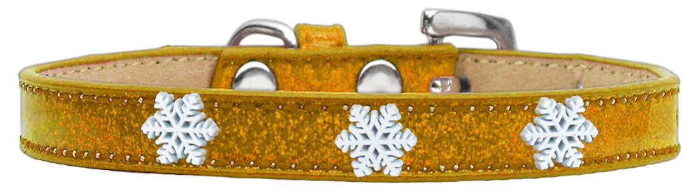 Dog, Puppy & Pet Widget Ice Cream Collar, "Snowflakes"