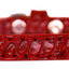 Dog, Puppy & Pet Designer Croc Collar, "Plain 3/8" Wide"