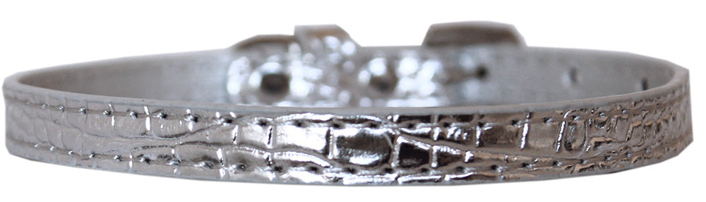 Dog, Puppy & Pet Designer Croc Collar, "Plain 3/8" Wide"