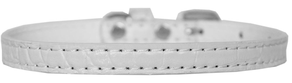 Dog, Puppy & Pet Designer Croc Collar, "Plain 3/8" Wide"