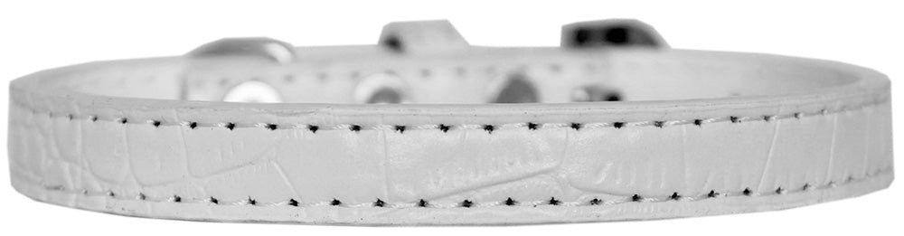 Dog, Puppy & Pet Designer Croc Collar, "Wichita Plain 1/2" Wide"