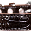 Dog, Puppy & Pet Designer Croc Collar, "Tulsa Plain 3/4" Wide"