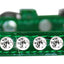 Dog, Puppy & Pet Designer Croc Collar, "One Row Clear Crystal Rimsets"