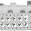 Dog, Puppy & Pet Designer Croc Collar, "Two Row Clear Crystal Rimsets"