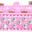 Dog, Puppy and Pet Designer Croc Collar, "Sprinkles Clear Jewel Rimsets"