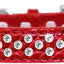 Dog, Puppy and Pet Designer Croc Collar, "Sprinkles Clear Jewel Rimsets"