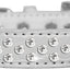 Dog, Puppy and Pet Designer Croc Collar, "Sprinkles Clear Jewel Rimsets"