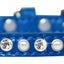 Dog, Puppy and Pet Designer Croc Collar, "One Row Pearl & Clear Crystals Rimsets"