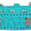 Dog, Puppy & Pet Designer Croc Collar, "Crystal Bone"