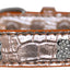 Dog, Puppy & Pet Designer Croc Collar, "Crystal Bone"