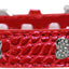 Dog, Puppy & Pet Designer Croc Collar, "Crystal Bone"