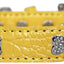 Dog, Puppy & Pet Designer Croc Collar, "Crystal Bone"